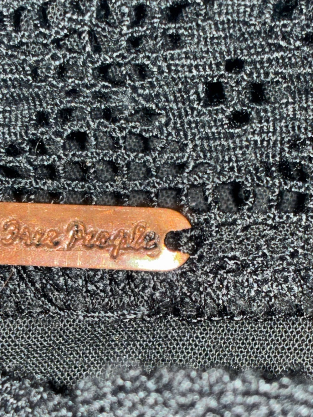 Free People black cotton